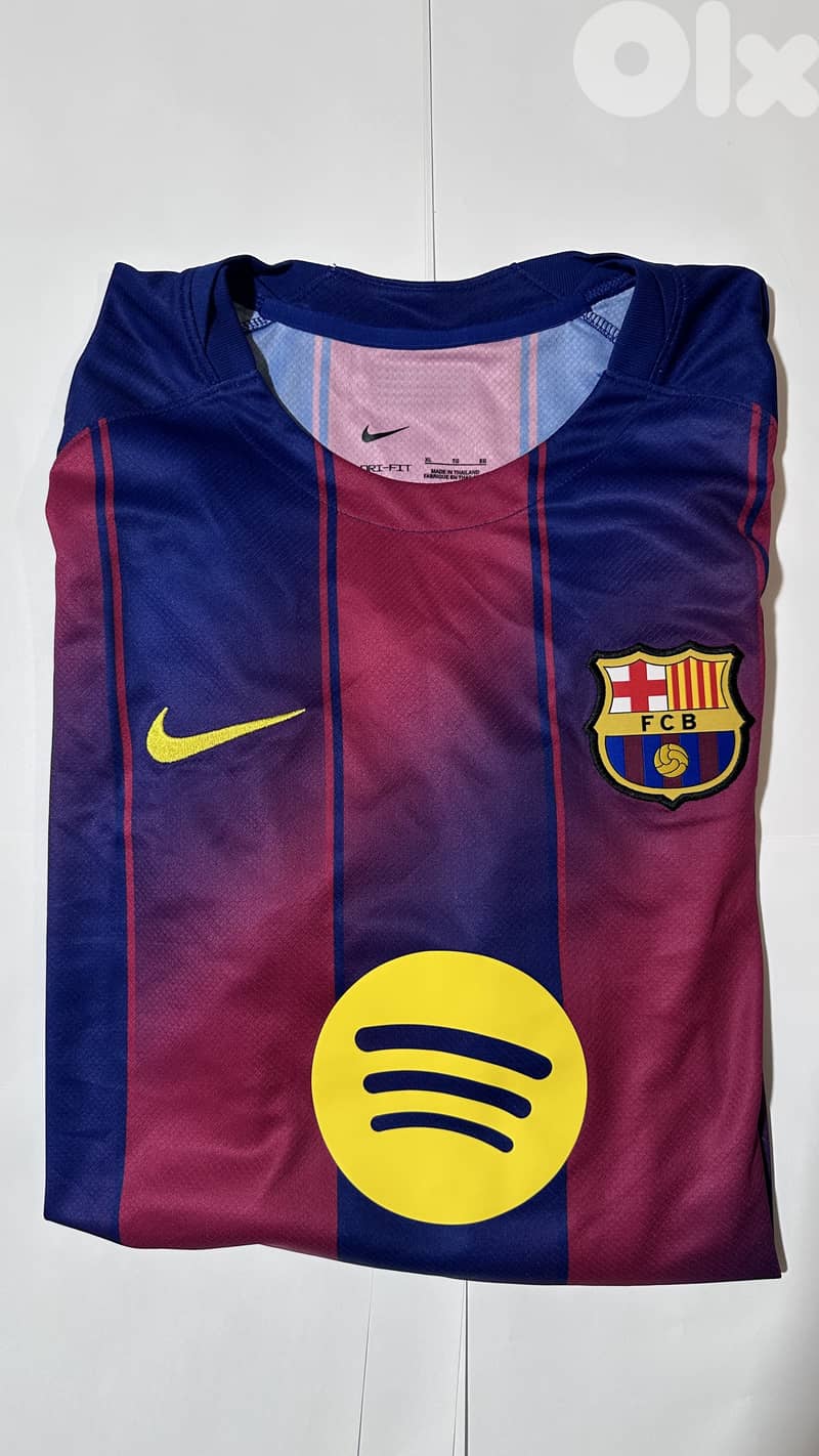 Original FC Barcelona 2025/26 Jersey (Lamine Yamal) – New with Tag 0