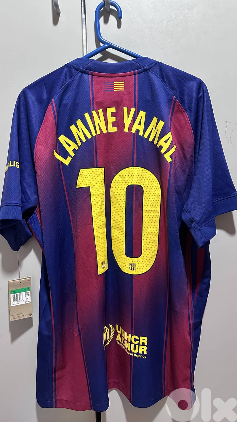 Original FC Barcelona 2025/26 Jersey (Lamine Yamal) – New with Tag 3