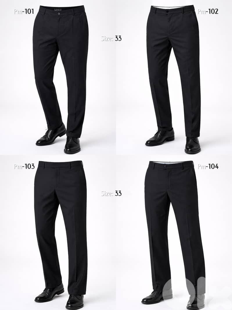 BIG Collection of European Men's Fabric PANTs 1