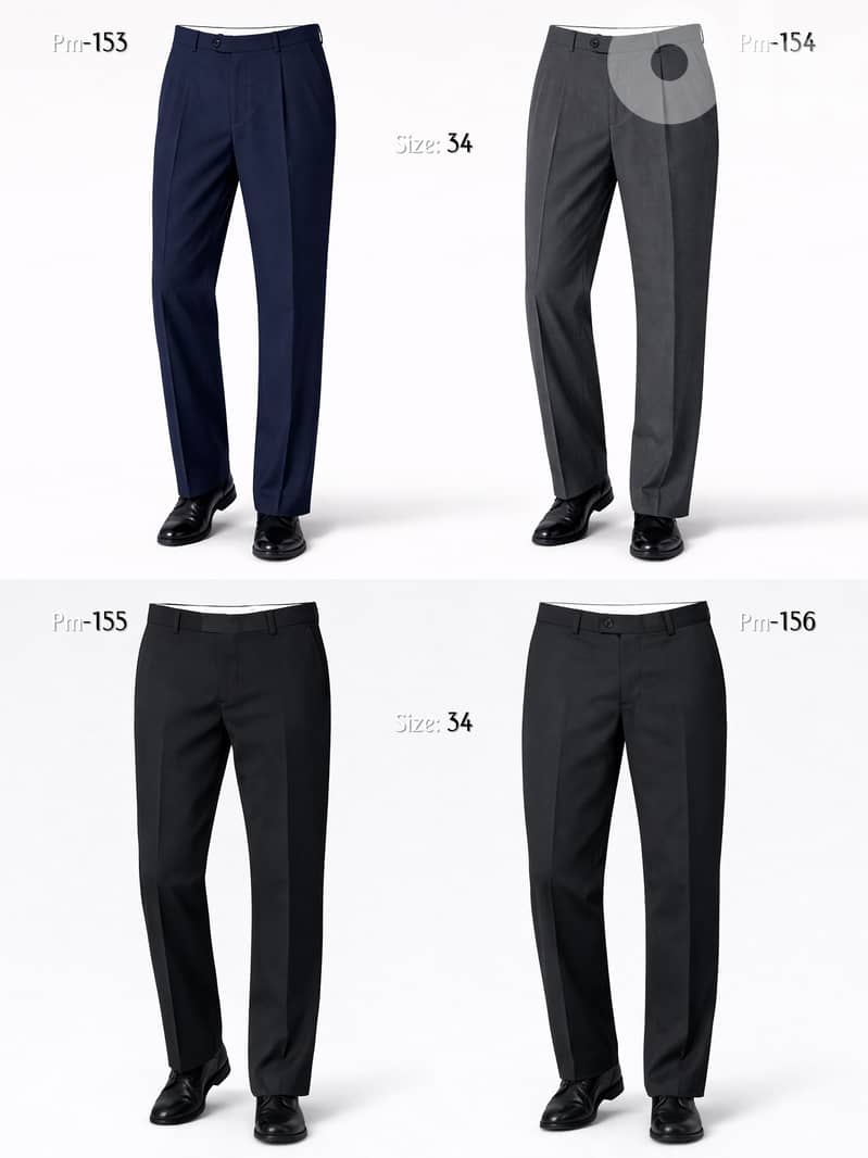 BIG Collection of European Men's Fabric PANTs 6