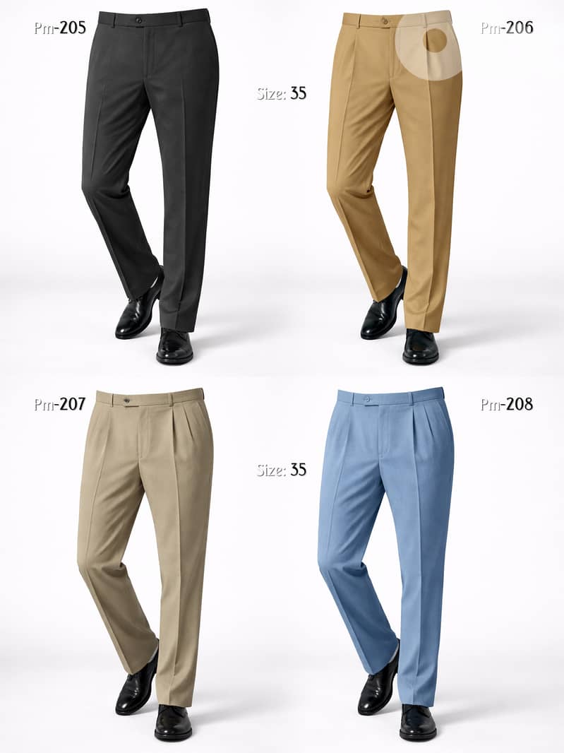 BIG Collection of European Men's Fabric PANTs 8