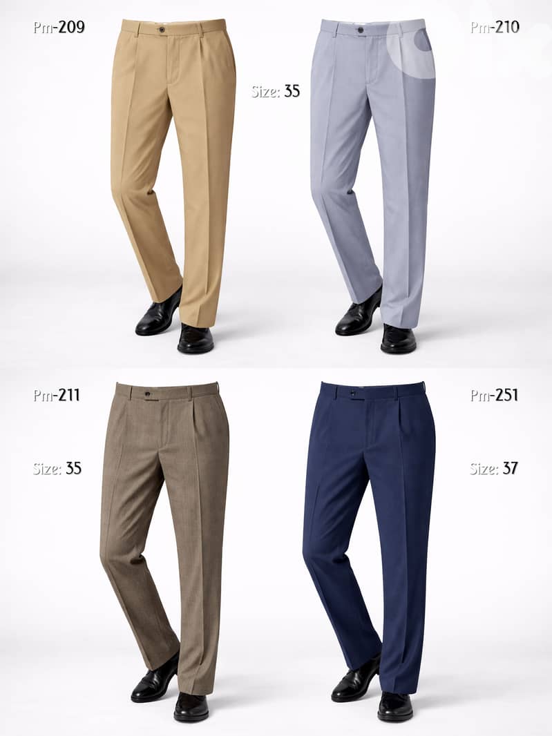 BIG Collection of European Men's Fabric PANTs 10