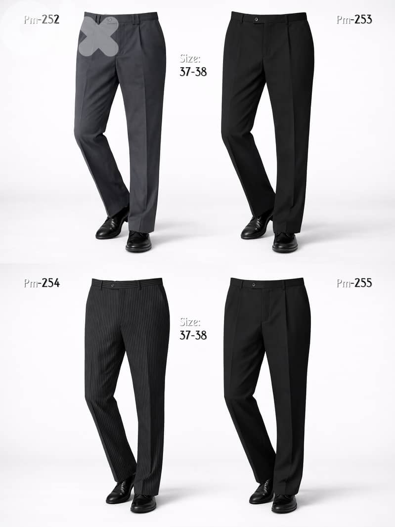 BIG Collection of European Men's Fabric PANTs 11