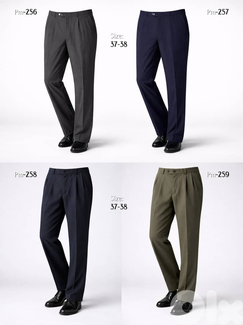 BIG Collection of European Men's Fabric PANTs 12