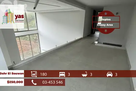 Dahr El Souwan 180m2 | Duplex | Brand New | Astonishing View | TCH