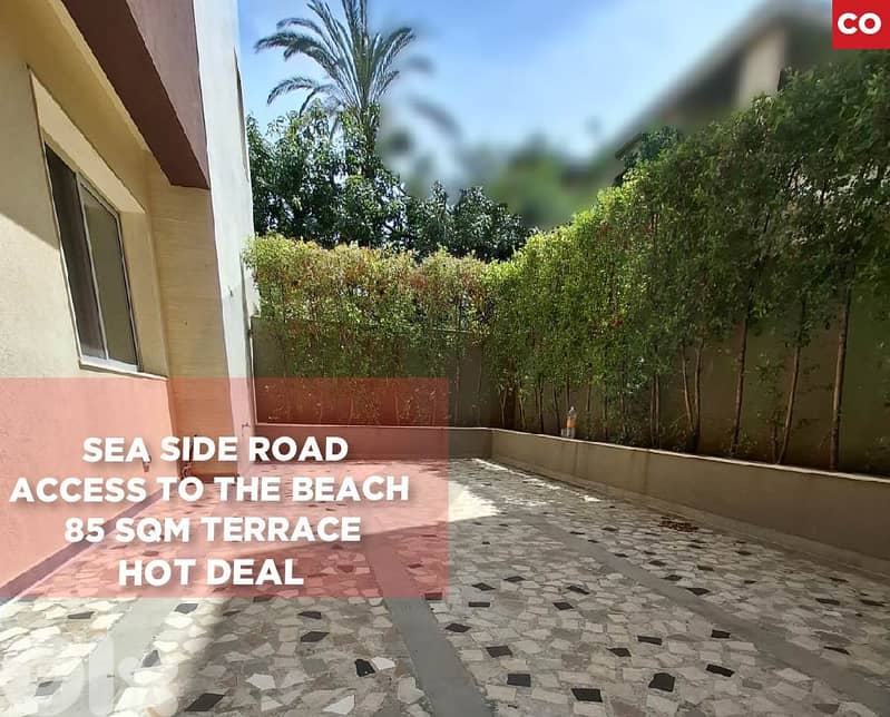 Sea side road/Access to the beach/85 sqm terrace in Fidar REF#CO122471 0