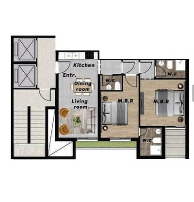 Under construction in Achrafieh 245000$ شقق قيد الانشاء اشرفية تقسيط