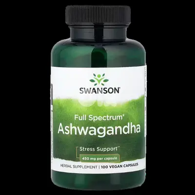 Swanson, Ashwagandha, 450mg, 100 capsules
