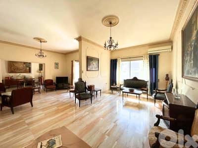 L20827 - 3-Bedroom Apartment For Sale in Sakiet El Janzir, Ras Beirut