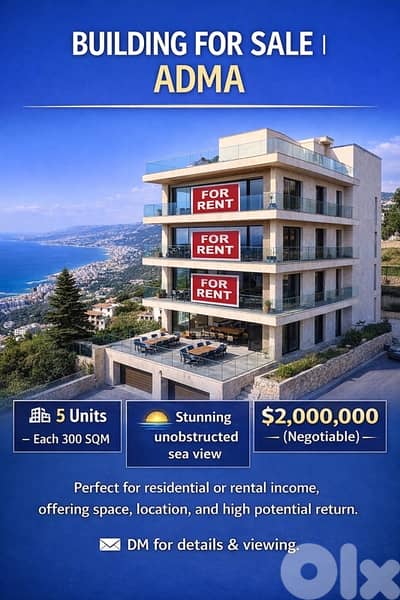 ADMA BUILDING FOR SALE GREAT INVESTMENT HIGH RETURN