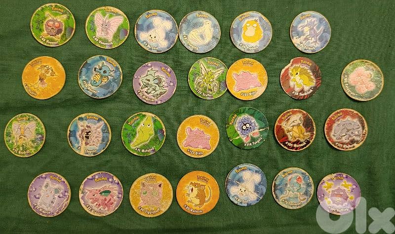 Pokemon Fantasia Pogs 1990 0