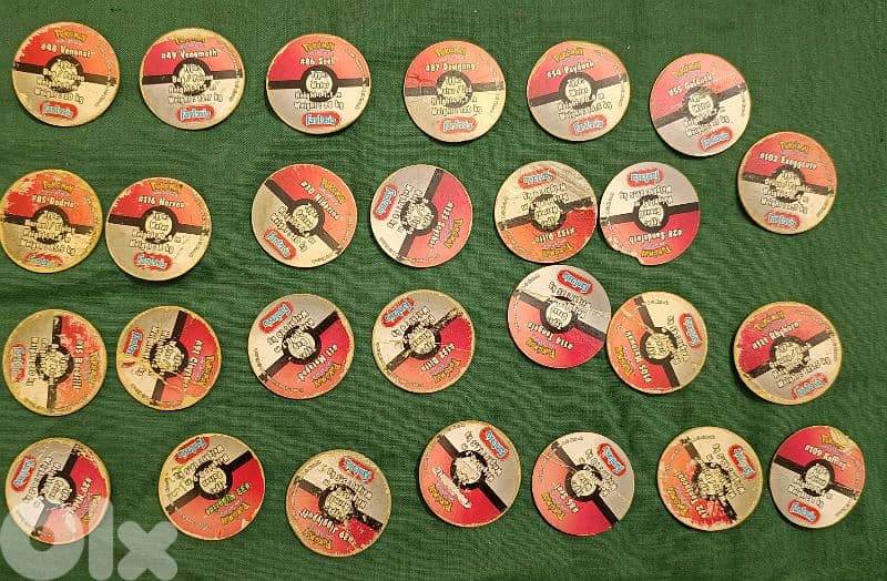 Pokemon Fantasia Pogs 1990 1