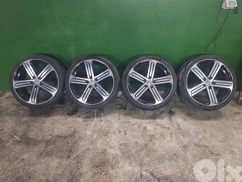 VW golf R rims and tires 2