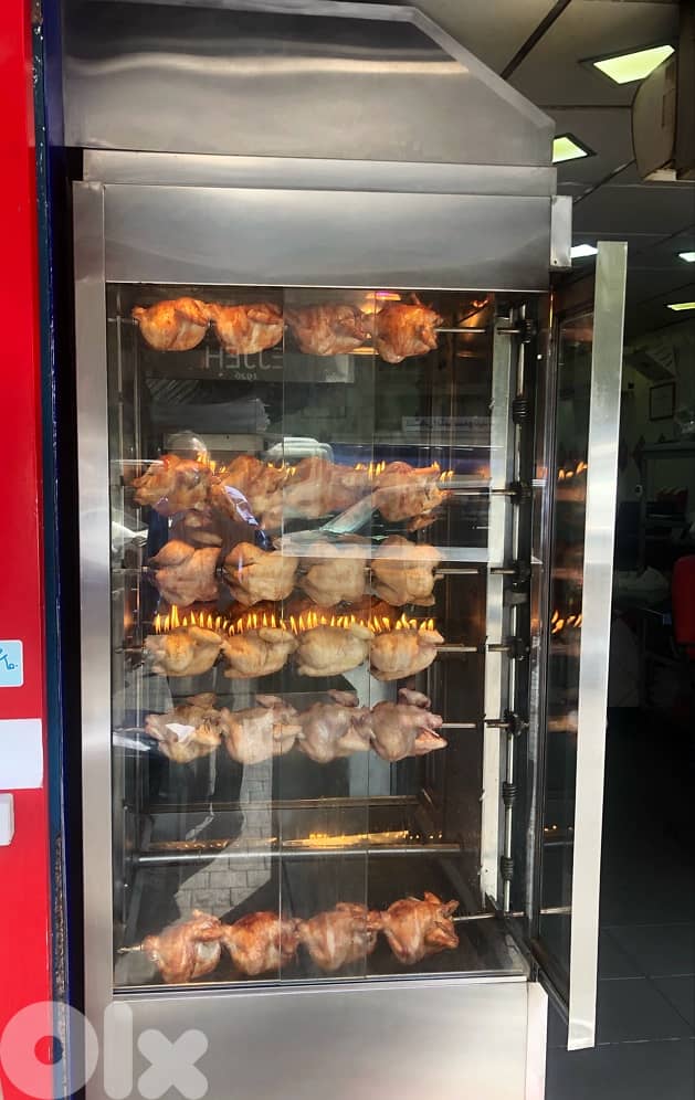 Chicken (Farooj) Rotisserie Machine (Gas) 0
