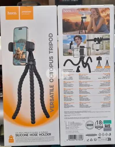 HOCO SILICONE HOSE HOLDER VERSATILE OCTOPUS TRIPOD H101