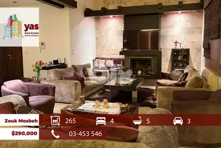 Zouk Mosbeh 265m2 | Luxury Duplex | Decorated | Calm Street |EH/RH/EL