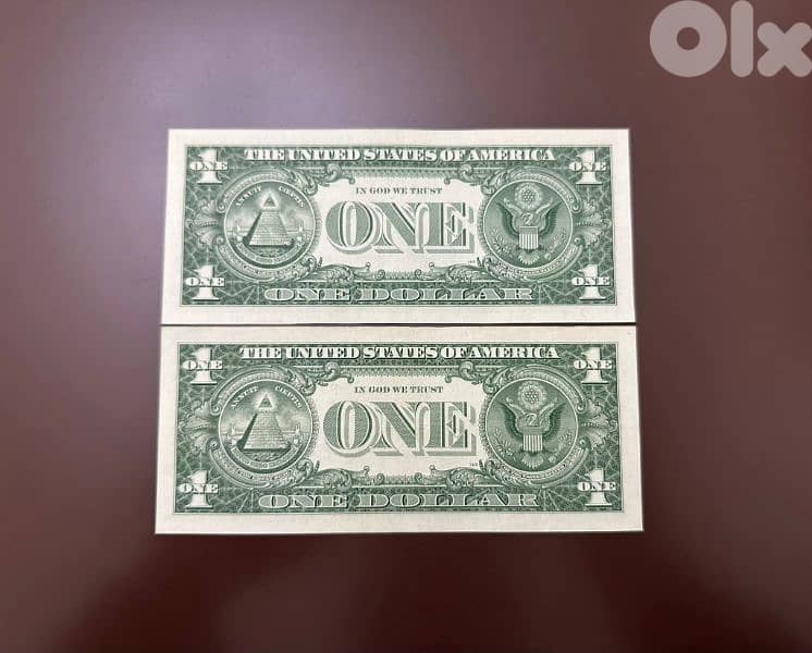1$ blue seal 1