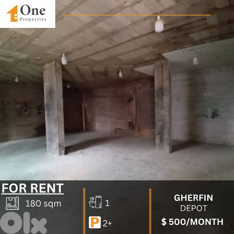WAREHOUSE FOR RENT IN GHERFIN AMCHIT 0