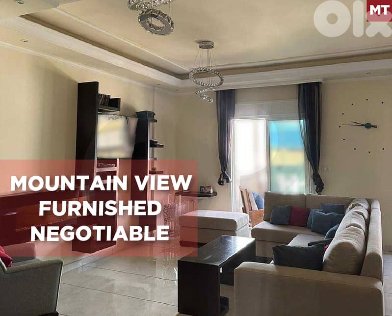 elevator, balcony, mountain view, furnished, Nakhleh/نخله REF#MT134388 0