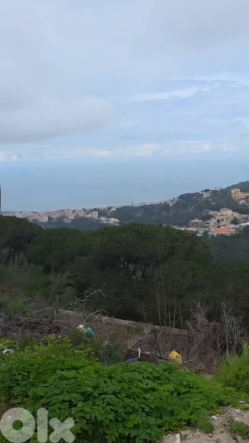 Land for sale in Broumana/ Mountain view 1
