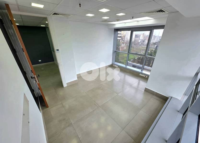 Super Deluxe Office located in a prime location in Achrafieh with Open 0
