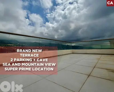terrace, sea and mountain view, 2 parking, Fatqa/فتقا REF#CA134402