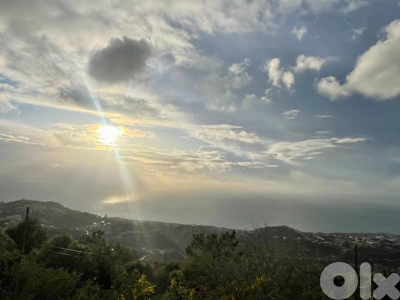 938 SQM Land in Kfour, Keserwan with a Stunning View 0