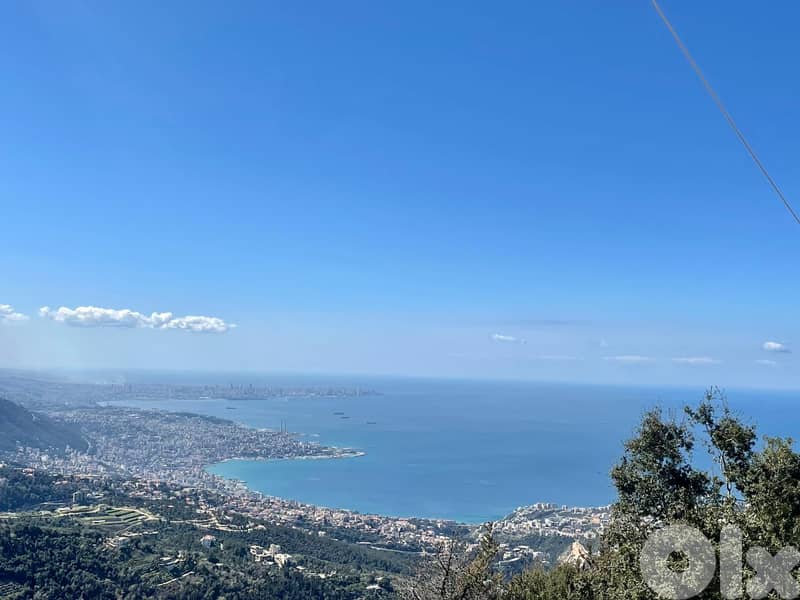 8501 SQM Land in Kfour, Keserwan with a Stunning View 0
