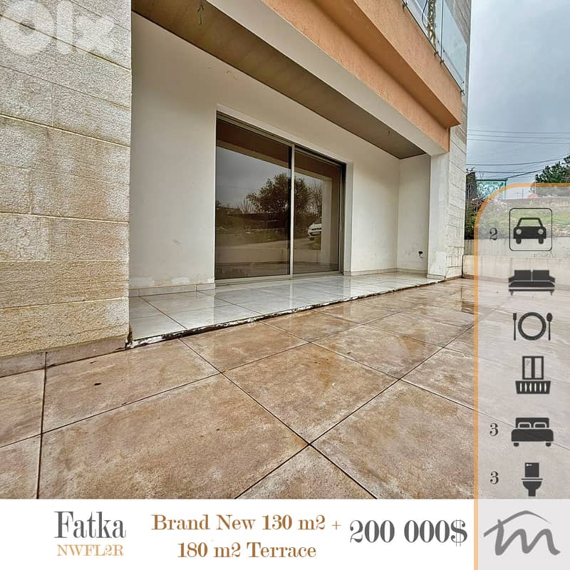 Fatka | Brand New 3 Bedrooms + 180m² Terrace | 2 Underground Parking 0