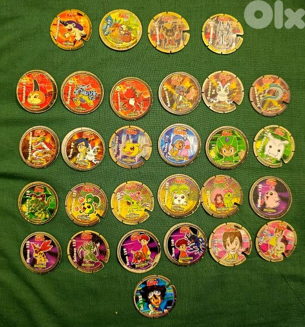 Digimon Master pogs 0