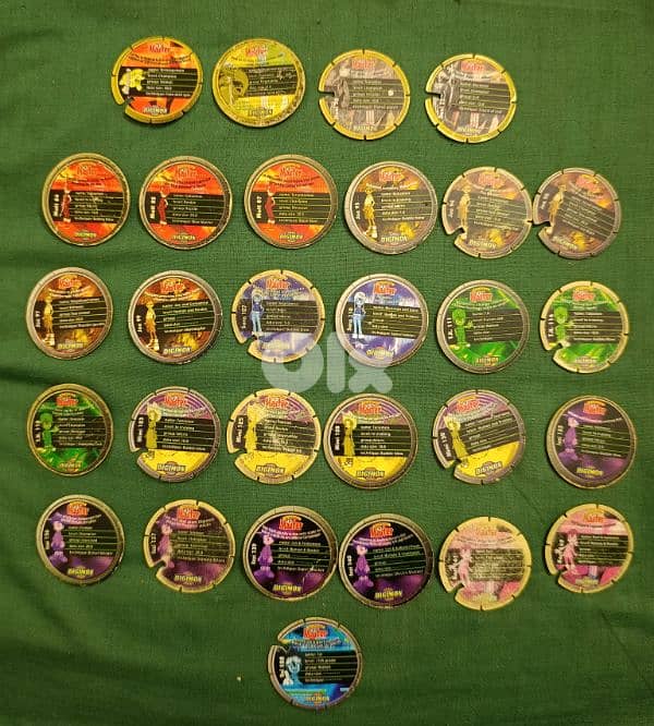 Digimon Master pogs 1