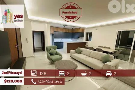 Jbeil/Hosrayel 128m2 | Decorated | Excellent Condition | Furnished |OH