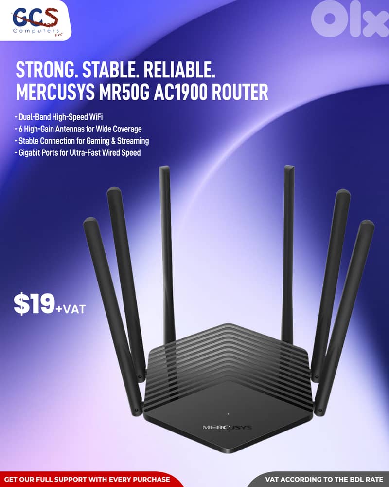 Mercusys MR50G AC1900 Router 0