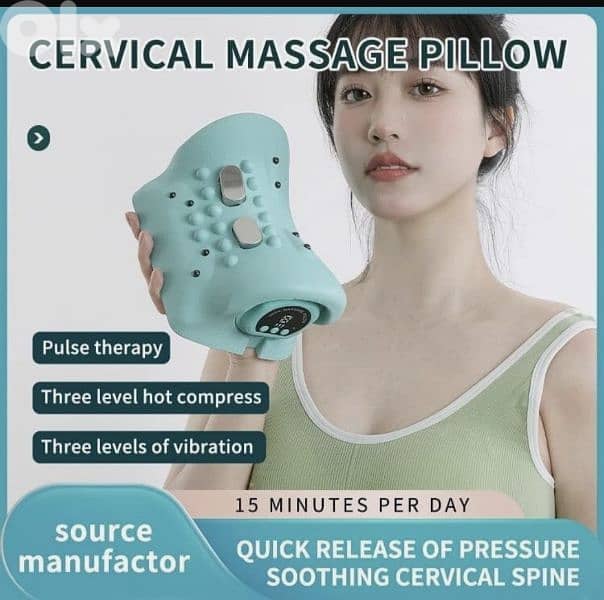 Electric 4D Neck Massager, 8 Levels of Massage wireless/5$ delivery 7