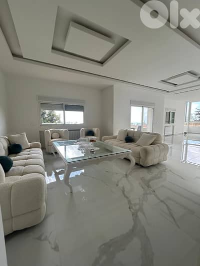 390 SQM Prime Location Furnished Apartment in Ballouneh, Keserwan