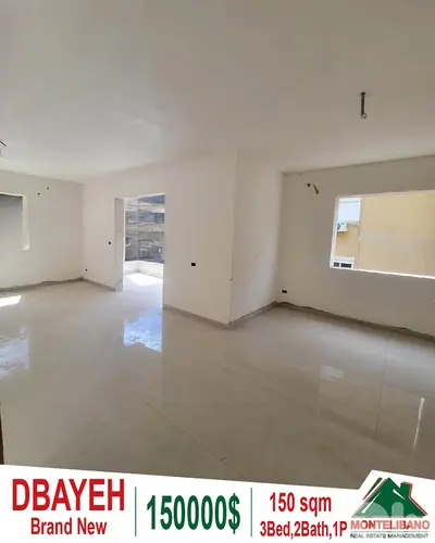 150 sqm Apartment For Sale in Dbayeh ضبية with Mountain View