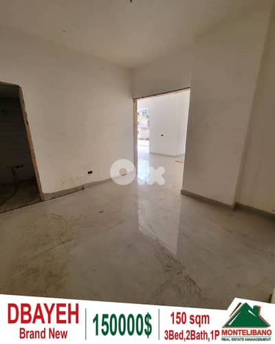 150 sqm Apartment For Sale in Dbayeh ضبية with Mountain View