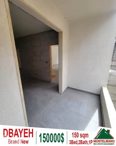 150 sqm Apartment For Sale in Dbayeh ضبية with Mountain View