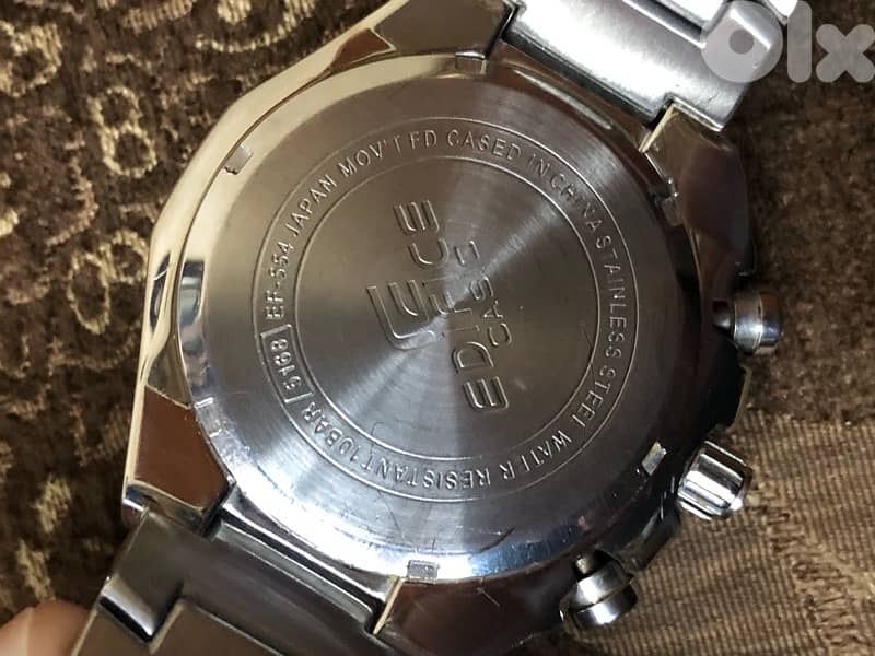 CASIO EDIFICE CEHRONO ORIGINAL WATCH 45MM WORKINIG FINE 3