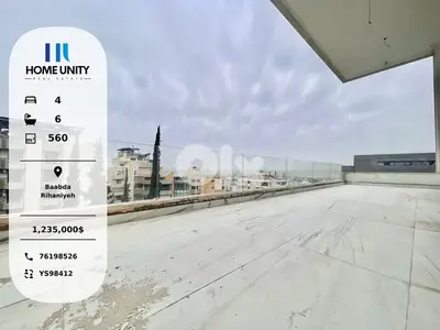 spacious duplex for sale in Rihaniyeh, Baabda