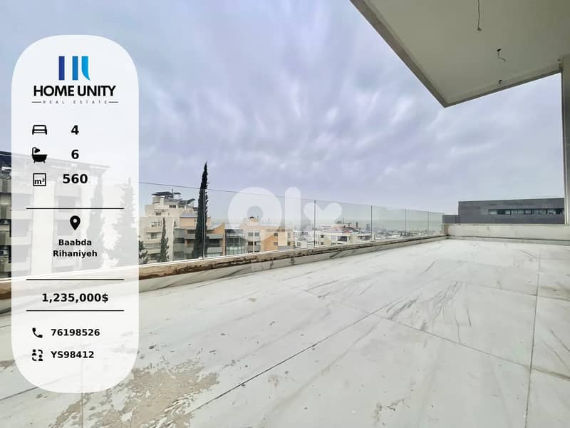 spacious duplex for sale in Rihaniyeh, Baabda 0