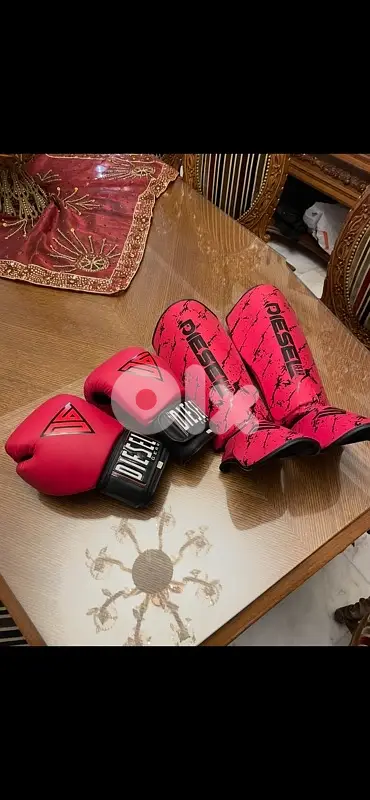 Muay Thai Boxing Equipment Shin Guards Gloves