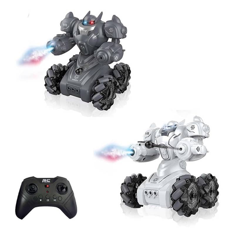 Remote Control Gesture Sensing Shooting Stunt Robot - روبوت 0