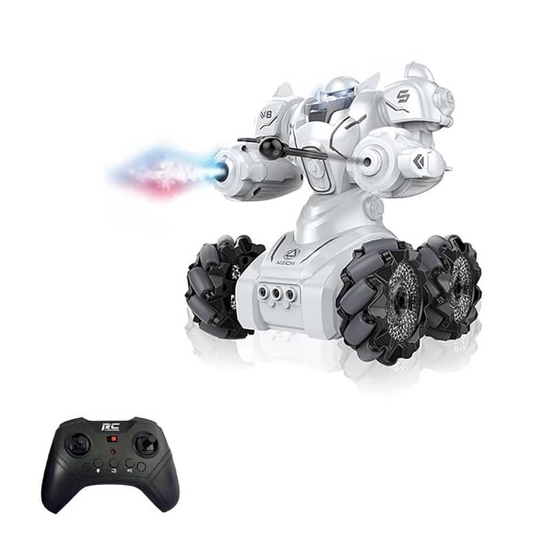 Remote Control Gesture Sensing Shooting Stunt Robot - روبوت 2