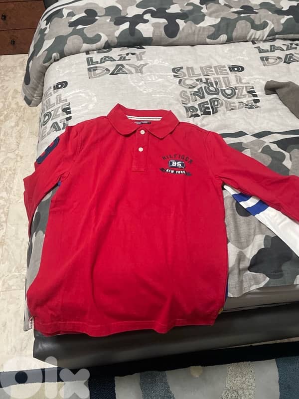 1 hacket & 2 tommy hilfiger polo long sleeve for kids 3