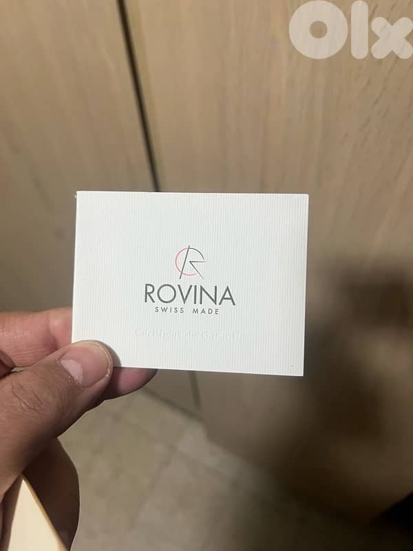 ROVINA full chronograph rubber authentic swiss watch 6