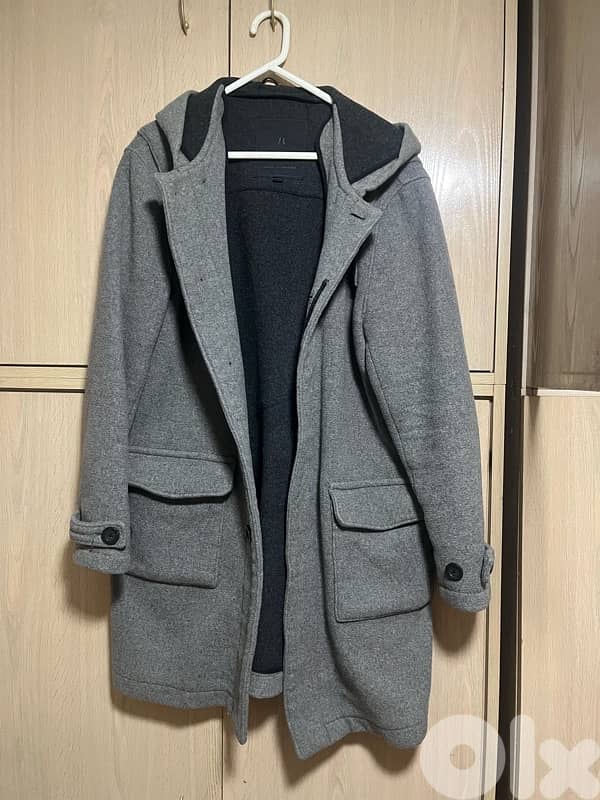 jack and jones gray coat 0