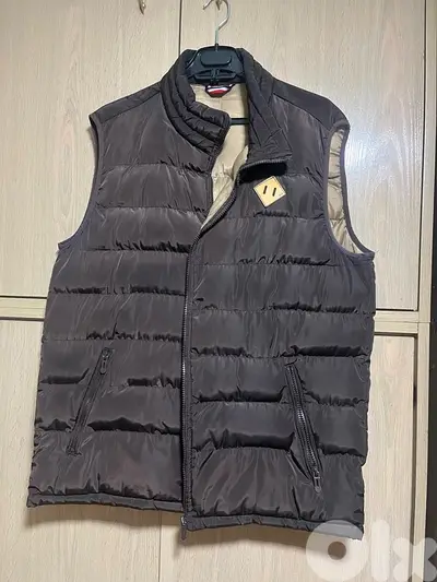 moustache jacket no sleeves
