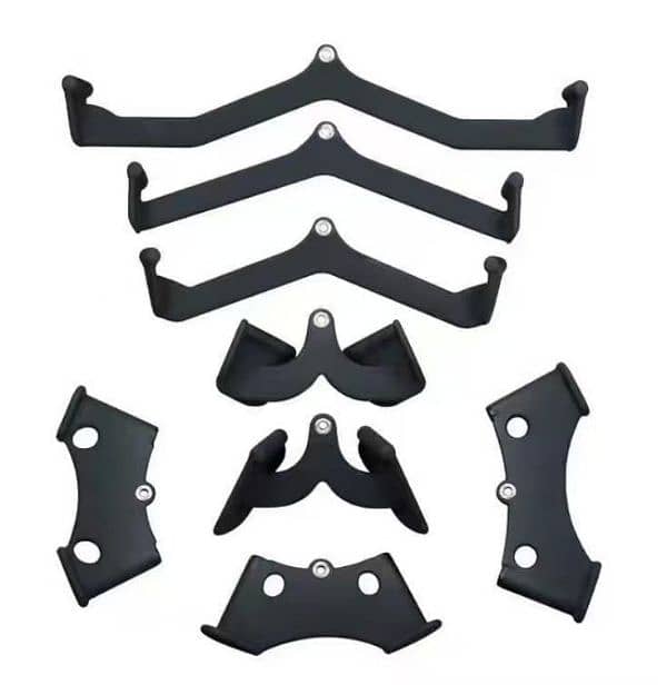 set of 8 ergonomic pulley 0