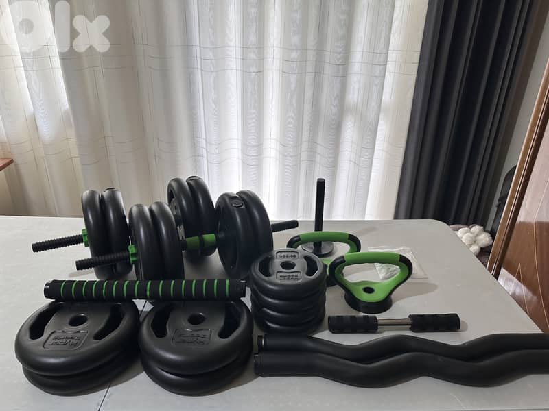 Adjustable Dumbbells Up To 40KG | Dumbbell + Barbell + Kettlebell 2